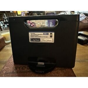 Sony RDPM7IP iPhone/iPod Portable‎ Speaker Dock  / Unit Only--Not Tested